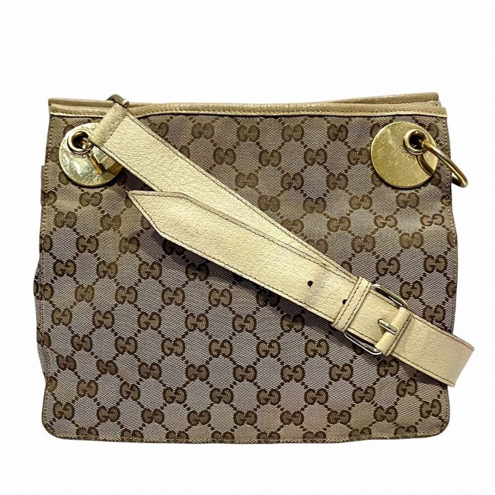 Gucci Eclipse Messenger Bag Gg Canvas #252283G40B